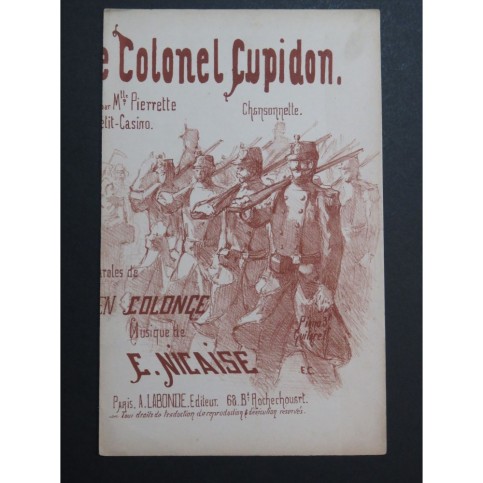 Le Colonel Cupidon E. Nicaise Chant