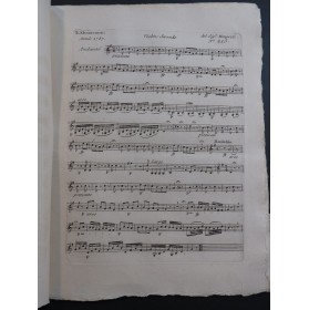 MENGOZZI Bernardo Donne chi vi crede Chant Orchestre 1787