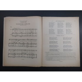 BORDES Charles Chansons Amoureuses Pays Basque Chant Piano 1910