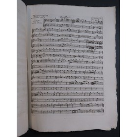 CIMAROSA Domenico Non so d'onde viene Chant Orchestre 1787
