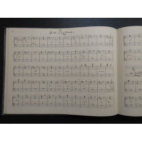 Recueil de Pièces Manuscrites pour Chant Orgue XIXe