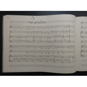 Recueil de Pièces Manuscrites pour Chant Orgue XIXe