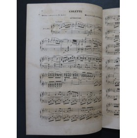 CADAUX Justin Colette Opéra Dédicace Chant Piano ca1854