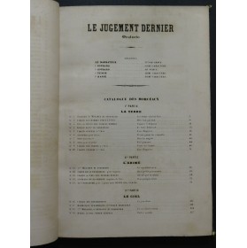 DUPREZ Gilbert-Louis Le Jugement Dernier Oratorio Chant Piano 1869