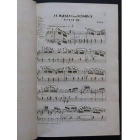 LUCE-VARLET Charles Le Maestro Opéra Chant Piano ca1850
