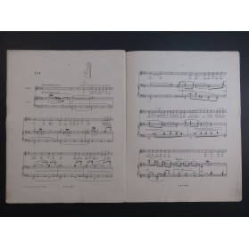 DEBUSSY Claude Le Promenoir des deux Amants Chant Piano 1910