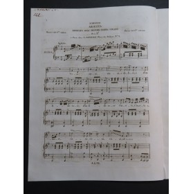 SORGO Comte L'Invito Chant Piano ca1830