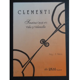 CLEMENTI Muzio Sonatina op 36 No 1 Alto Violoncelle 1994