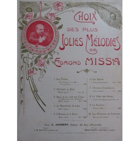MISSA Edmond Sérénade au Bois Chant Piano 1910