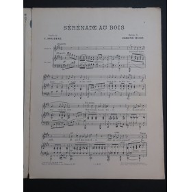 MISSA Edmond Sérénade au Bois Chant Piano 1910