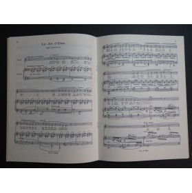 DEBUSSY Claude Cinq Poèmes Chant Piano