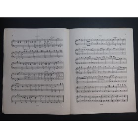 WEKERLIN J. B. La Valse du Dimanche Piano 4 mains ca1895