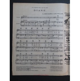 RAPEE Erno POLLACK Lew Diane Chant Piano 1928