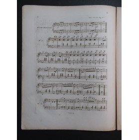 STRAUSS Johann Vive la Danse op 47 Piano ca1835