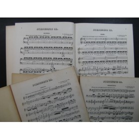 BEETHOVEN Symphonie No 9 Piano 4 mains Violon Violoncelle ca1870
