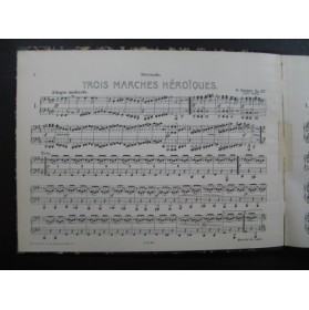 SCHUBERT Franz Märsche Marches Piano 4 mains﻿ 1901
