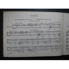 GRIEG Edvard Peer Gynt Piano 4 mains ca1891