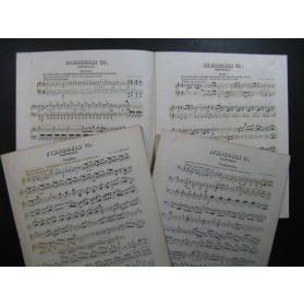 BEETHOVEN Symphonie No 6 Piano 4 mains Violon Violoncelle ca1867