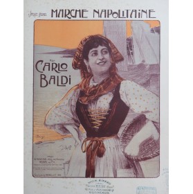 BALDI Carlo Marche Napolitaine Piano 1903