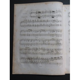 KALKBRENNER Frédéric Grande Sonate op 35 Piano ca1820