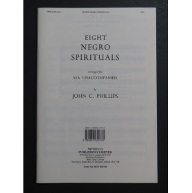 PHILLIPS John C. Eight Negro Sprirituals Chant