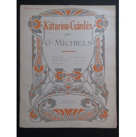 MICHIELS Gustave Kátarina-Csárdás Piano Violon