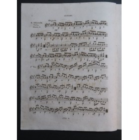 GIULIANI Mauro Huit Variations op 6 Guitare ca1825