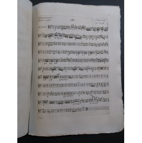 CIMAROSA Domenico La Speranza montre il core Chant Orchestre 1787