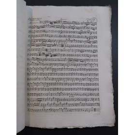 CIMAROSA Domenico Le Dame Parigine Chant Orchestre 1787