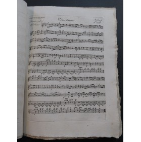 ANFOSSI Pasquale Come son donne Chant Orchestre 1787