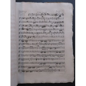 BIANCHI Francesco Sempre forste e ognor sareste Chant Orchestre 1787