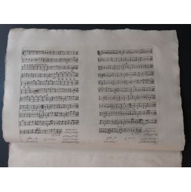 CIMAROSA Domenico Al trono d'argo ajees Chant Orchestre 1787