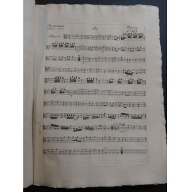 TOMEONI Florido Quando vedo un uccelletto Chant Orchestre 1786
