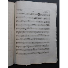 SARTI Giuseppe Ti lascio al ben ch'adori Chant Orchestre 1786