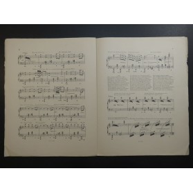 LEMAIRE Gaston La Nuit d'Octobre Dédicace Piano 1894