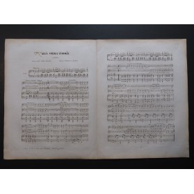 DE LATOUR Aristide Deux Frères d'Armes Dédicace Chant Piano 1847