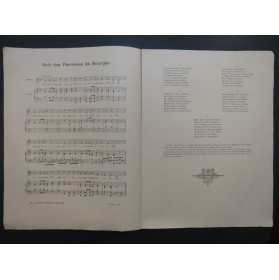 BROSSET Jules Noëls Berrichons Chant Orgue ou Piano 1896