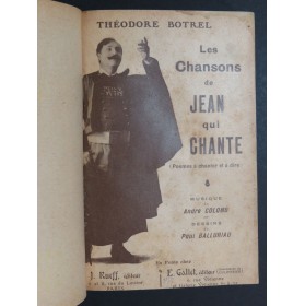 BOTREL Théodore Les Chansons de Jean-qui-chante Chant 1907