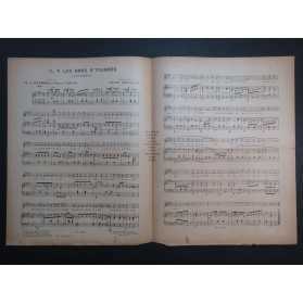 MERCIER René Il a les bras r'tournés Chant Piano 1927