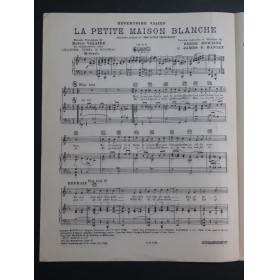 DOWLING Eddie HANLEY James F. La petite maison blanche Chant Piano1927