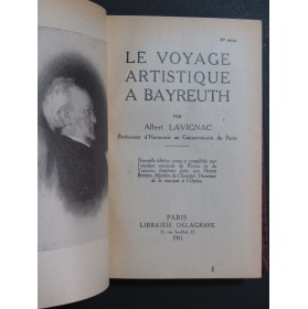 LAVIGNAC Albert Wagner Le Voyage Artistique à Bayreuth 1951