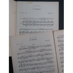 RHENÉ-BATON Sonate No 2 op 46 Piano Violon 1927
