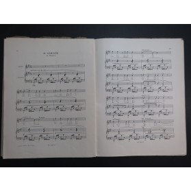 DE FALLA Manuel Siete Canciones Populares Espanolas Chant Piano 1923