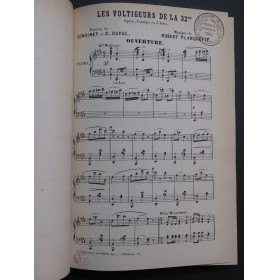 PLANQUETTE Robert Les Voltigeurs de la 32ème Opéra Chant Piano ca1880