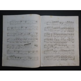HÜNTEN François Variations Brillantes Op 41 Meyerbeer Piano ca1830