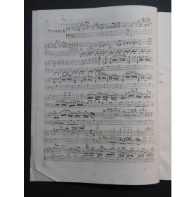 STEIBELT Daniel Trois Sonates op 2 Piano ca1800