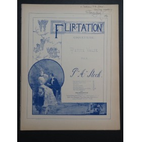 STECK Paul Flirtation Coquetterie Dédicace Piano 1894