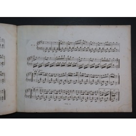 MUSARD Quadrille sur Le Planteur Piano ca1850