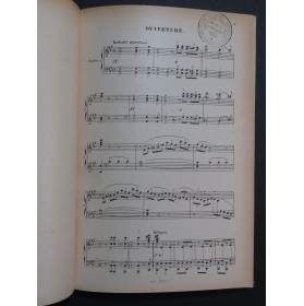 OFFENBACH Jacques Madame Favart Opéra Chant Piano ca1890