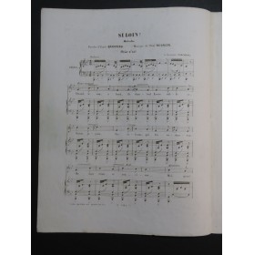 HENRION Paul Si Loin ! Chant Piano 1848
